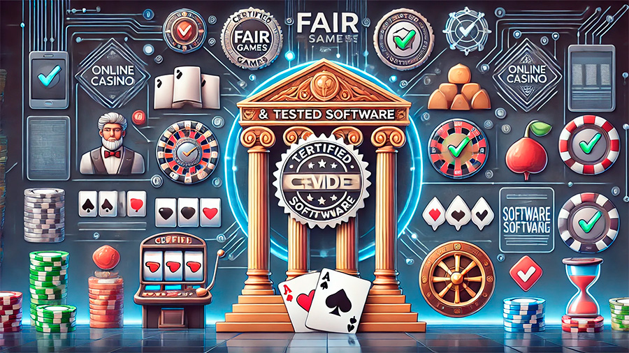 Fair games and tested software