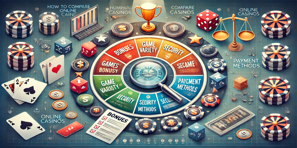 How to compare online casinos correctly